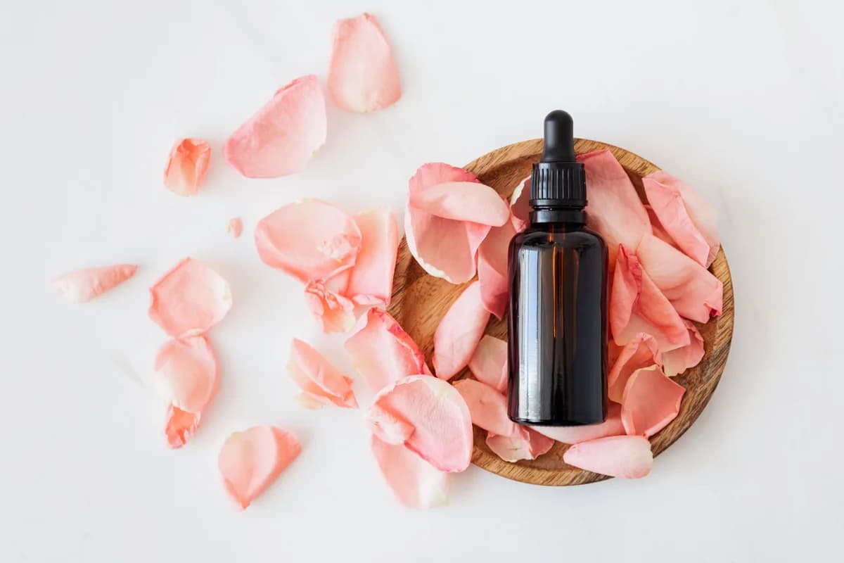 Beauty-Pflegeprodukte und ruhige Farben als Inspiration