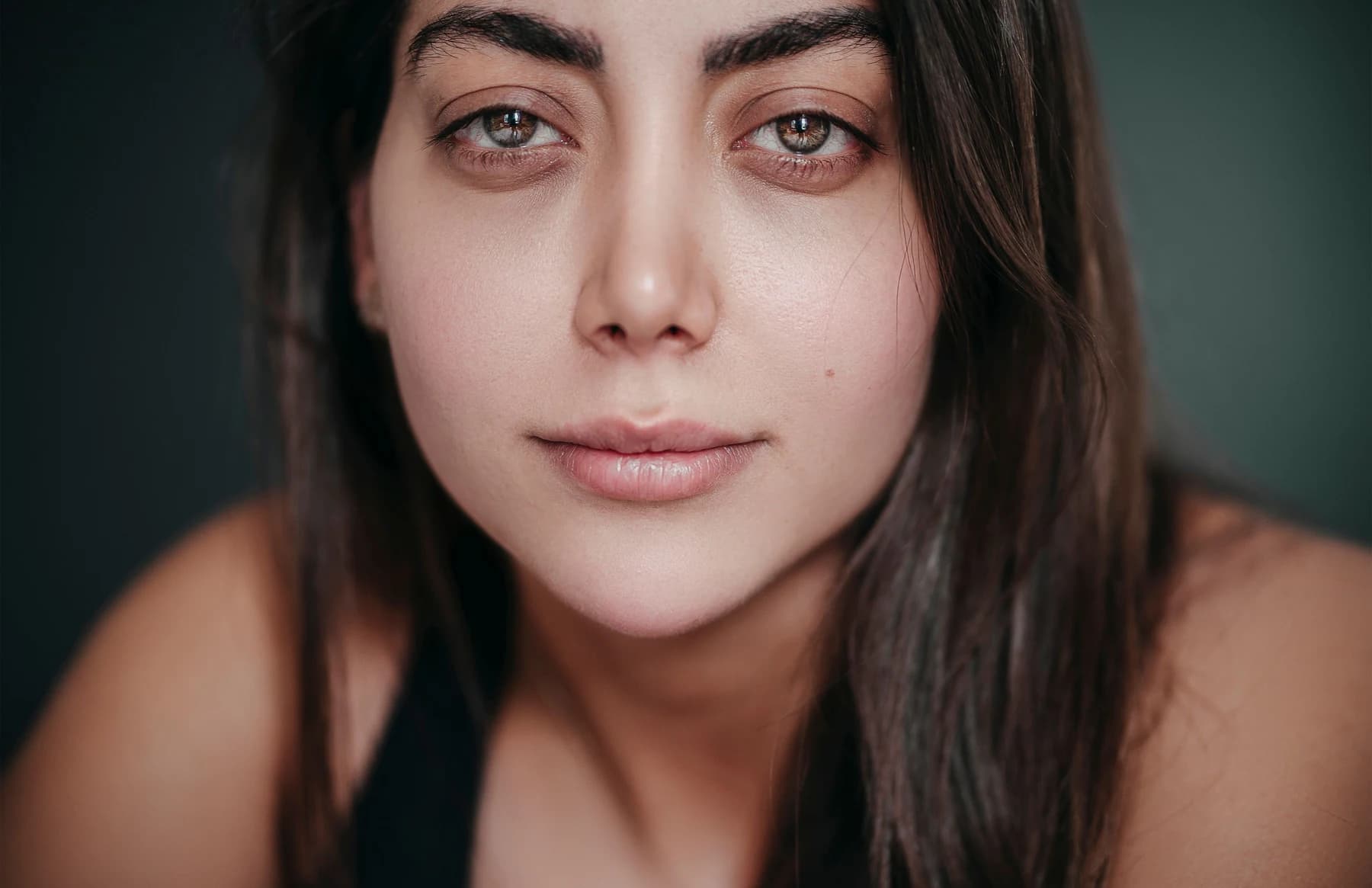 Stock-Beauty-Porträt mit offenen Augen